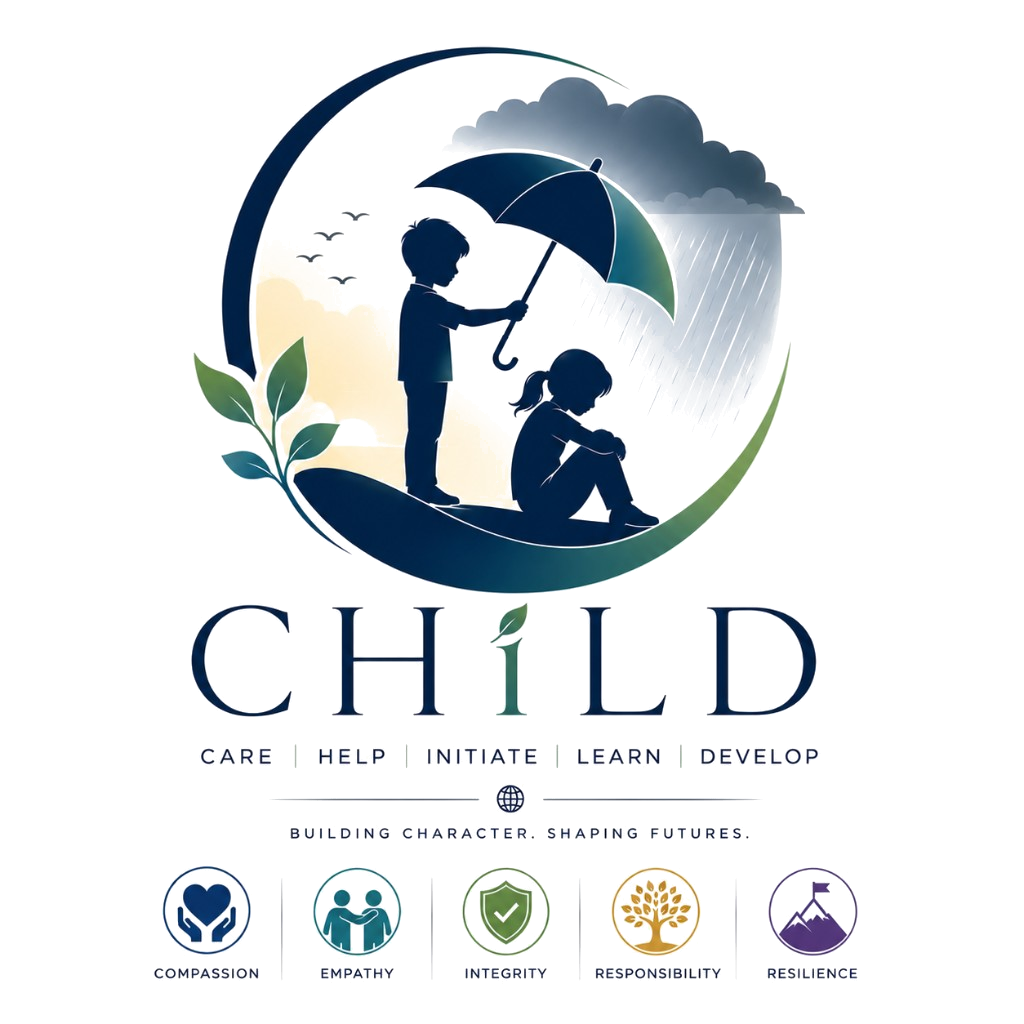 CHILD — Care, Help, Initiate, Learn, Develop. Building character. Shaping futures.